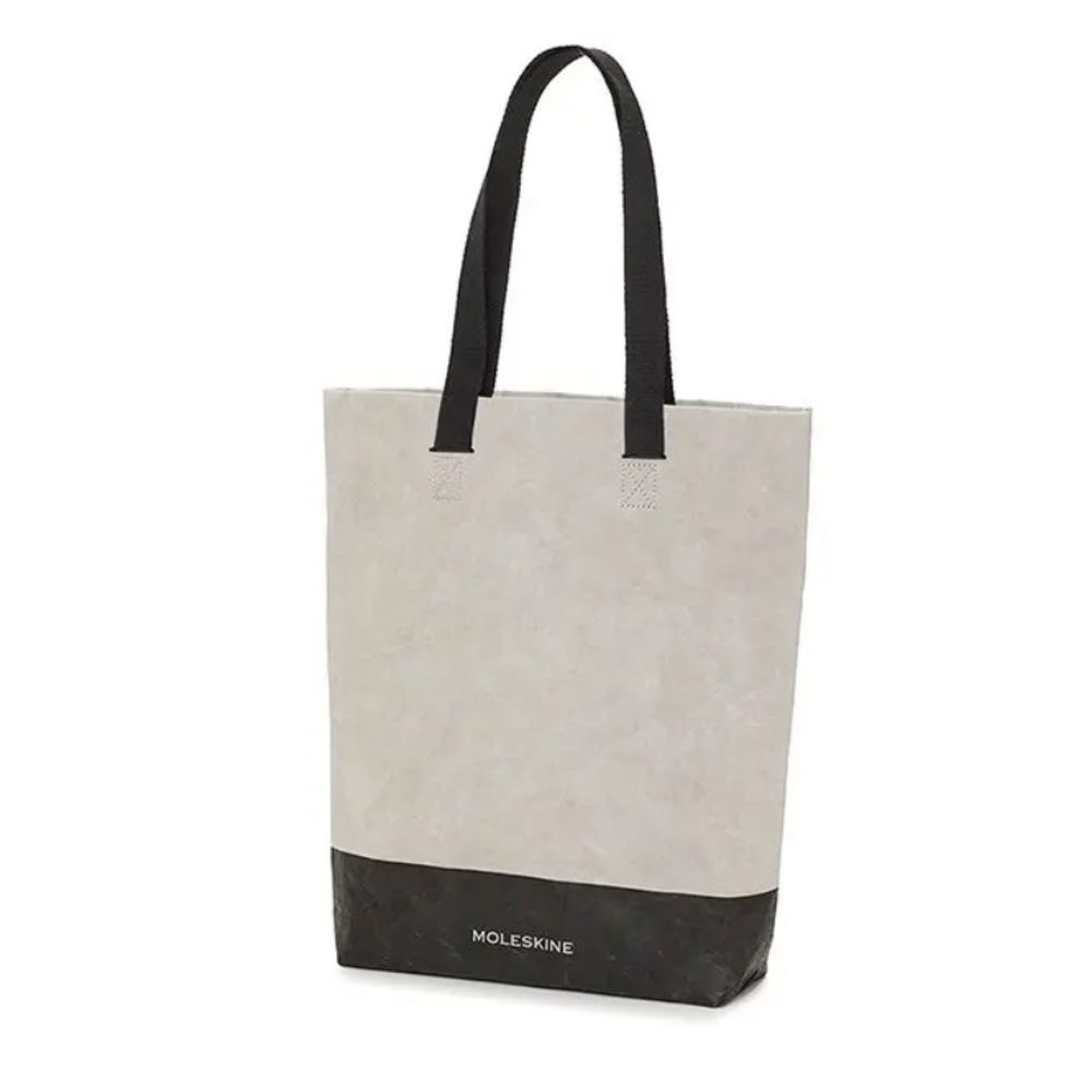 Moleskine The Go Shopper Black and Grey Minimalist Tote Bag, NWT. - Picture 7 of 11
